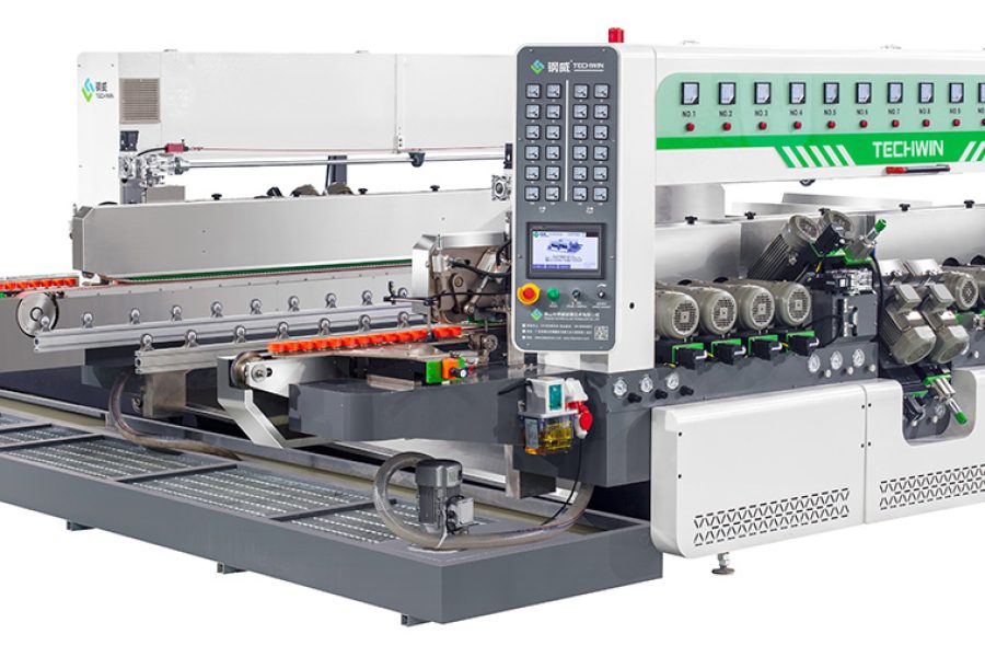 Glass double edging machine